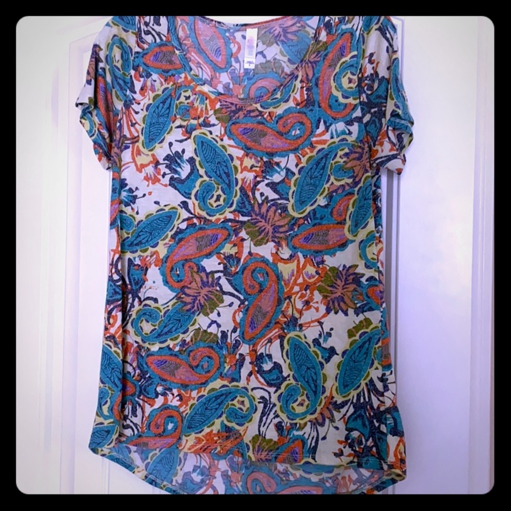 Paisley print Lularoe Classic Tee